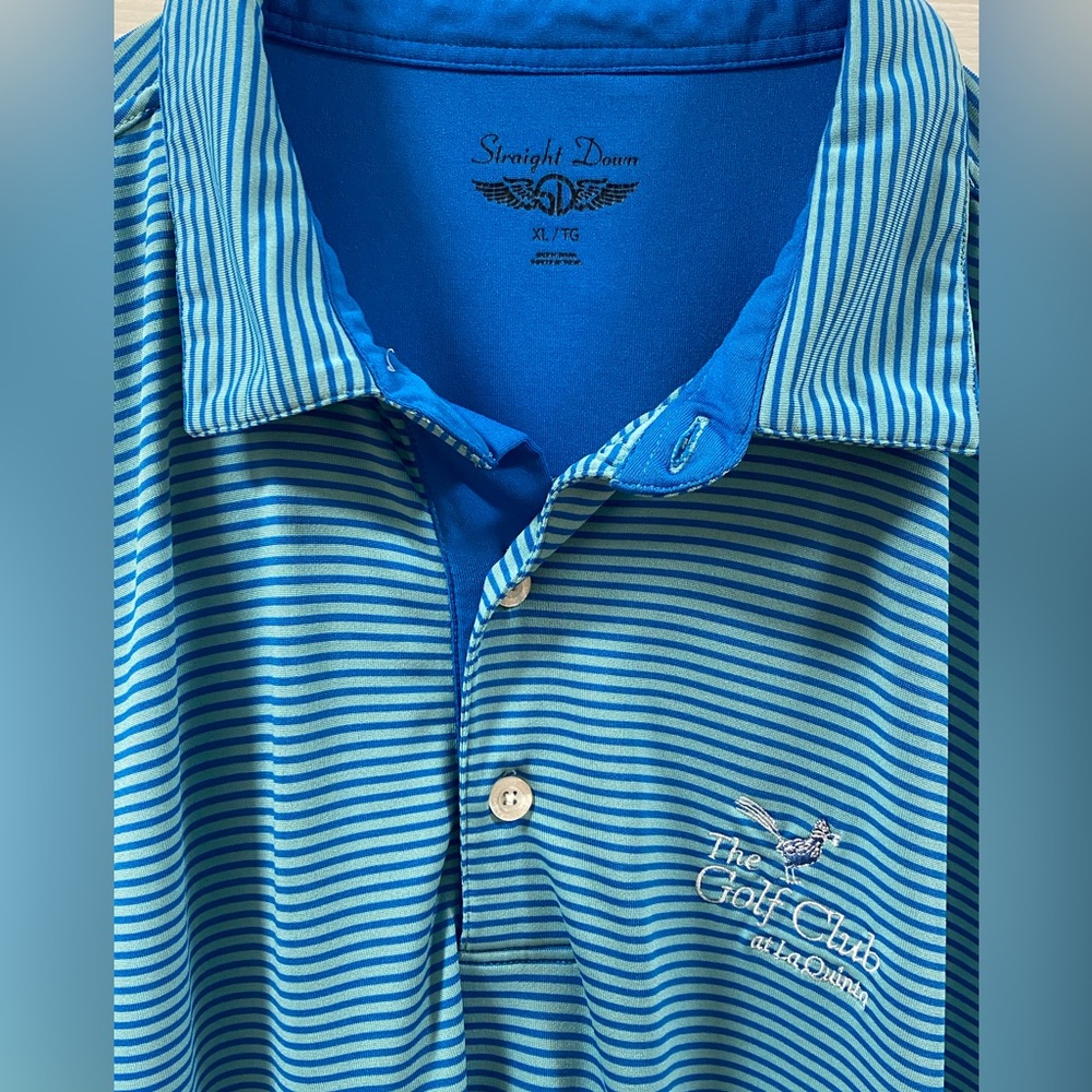 Straight Down Golf Shirt/ XL